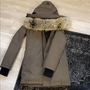 Aritzia Haven Parka Olive Green